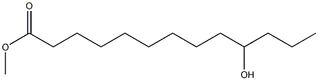 10-Hydroxytridecanoic acid methyl ester 结构式