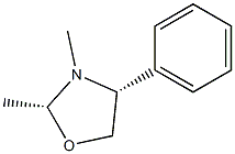 (2R,4R)-2,3-Dimethyl-4-phenyloxazolidine 结构式