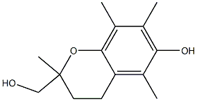 2-(Hydroxymethyl)-2,5,7,8-tetramethyl-3,4-dihydro-2H-1-benzopyran-6-ol 结构式