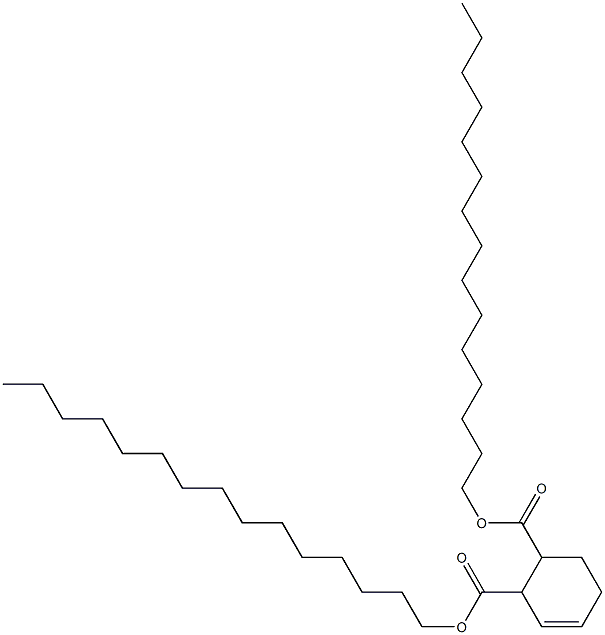 5-Cyclohexene-1,2-dicarboxylic acid dipentadecyl ester 结构式