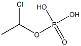 Phosphoric acid dihydrogen 1-chloroethyl ester 结构式