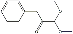 1,1-Dimethoxy-3-phenyl-2-propanone 结构式