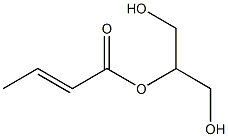 Glycerin 2-crotonate 结构式