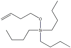 4-[(Tributylsilyl)oxy]-1-butene 结构式