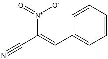 2-Nitro-3-phenylpropenenitrile 结构式