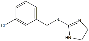 2-[(m-Chlorobenzyl)thio]-2-imidazoline 结构式