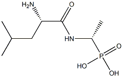 [(1S)-1-(L-Leucylamino)ethyl]phosphonic acid 结构式