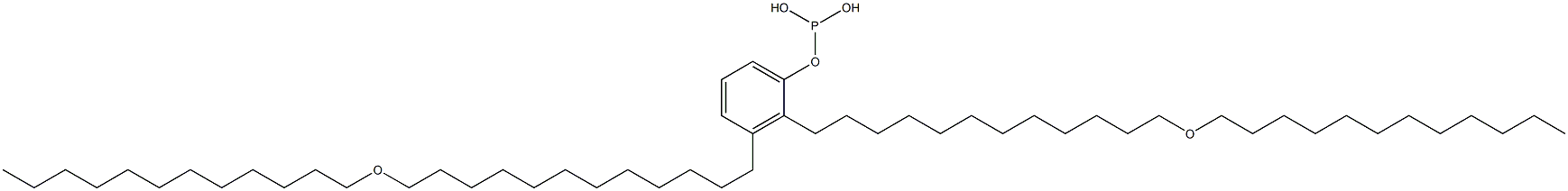 Phosphorous acid bis[12-(dodecyloxy)dodecyl]phenyl ester 结构式