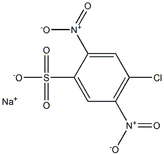 4-Chloro-2,5-dinitrobenzenesulfonic acid sodium salt 结构式