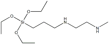 3-(Triethoxysilyl)-N-[2-(methylamino)ethyl]propan-1-amine 结构式