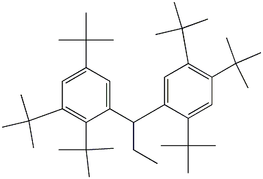 1-(2,3,5-Tri-tert-butylphenyl)-1-(2,4,5-tri-tert-butylphenyl)propane 结构式