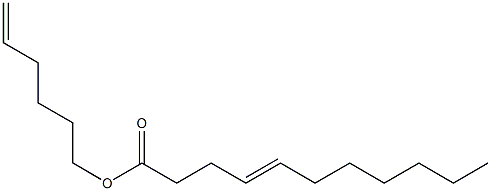 4-Undecenoic acid 5-hexenyl ester 结构式