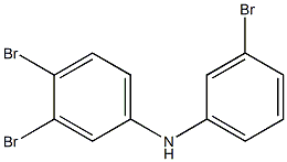 3,4-Dibromophenyl 3-bromophenylamine 结构式