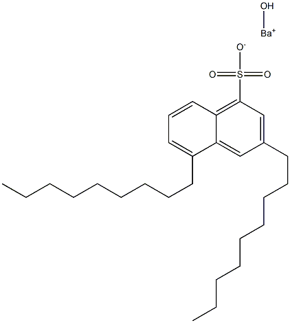 3,5-Dinonyl-1-naphthalenesulfonic acid hydroxybarium salt 结构式