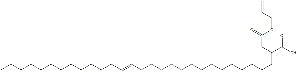 2-(15-Octacosenyl)succinic acid 1-hydrogen 4-allyl ester 结构式