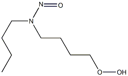 4-(Butylnitrosoamino)butyl hydroperoxide 结构式