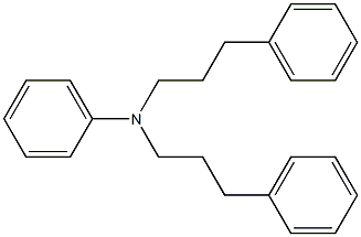 N,N-Bis(3-phenylpropyl)aniline 结构式