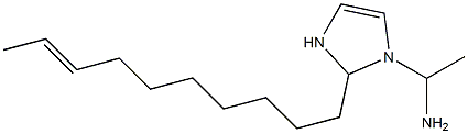 1-(1-Aminoethyl)-2-(8-decenyl)-4-imidazoline 结构式