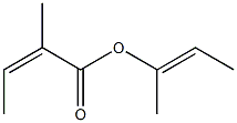 2-Methylisocrotonic acid 1-methyl-1-propenyl ester 结构式