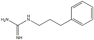 1-(3-Phenylpropyl)guanidine 结构式