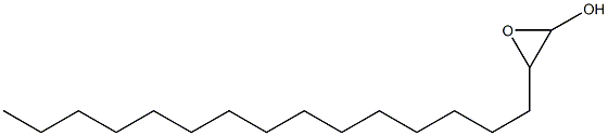 1,2-Epoxyheptadecan-1-ol 结构式