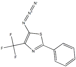 4-(Trifluoromethyl)-2-phenyl-5-azidothiazole 结构式