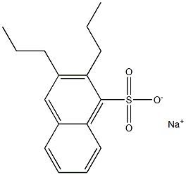 2,3-Dipropyl-1-naphthalenesulfonic acid sodium salt 结构式