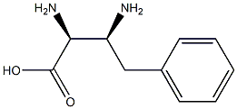 (2S,3S)-2,3-Diamino-4-phenylbutanoic acid 结构式