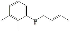 Dimethylphenyl 2-butenylsilane 结构式