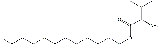 (S)-2-Amino-3-methylbutanoic acid dodecyl ester 结构式