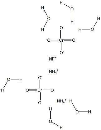 Nickel ammonium chromate hexahydrate 结构式