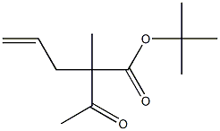 2-Acetyl-2-methyl-4-pentenoic acid tert-butyl ester 结构式