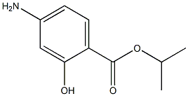 4-Aminosalicylic acid isopropyl ester 结构式