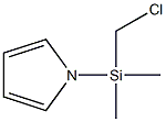 1-[Dimethyl(chloromethyl)silyl]-1H-pyrrole 结构式