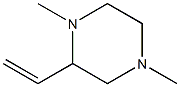 1,4-Dimethyl-3-vinylpiperazine 结构式