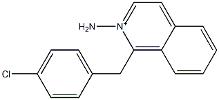 2-Amino-1-(4-chlorobenzyl)isoquinolinium 结构式