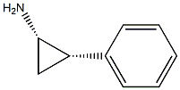 (1S,2S)-2-Phenylcyclopropanamine 结构式