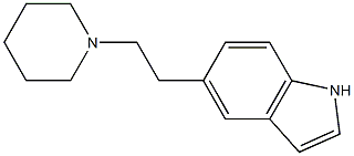 5-(2-Piperidinoethyl)-1H-indole 结构式