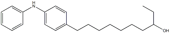 4-(8-Hydroxydecyl)phenylphenylamine 结构式