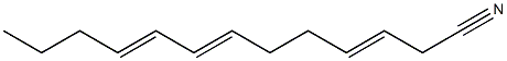 3,7,9-Tridecatrienenitrile 结构式