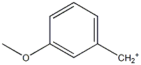 3-Methoxybenzyl cation 结构式