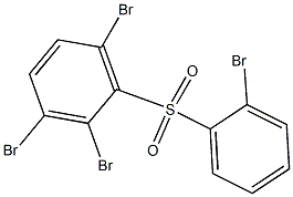 2,3,6-Tribromophenyl 2-bromophenyl sulfone 结构式