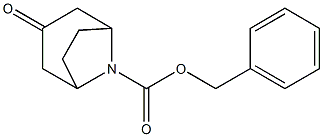 8-(Benzyloxycarbonyl)-8-azabicyclo[3.2.1]octan-3-one 结构式