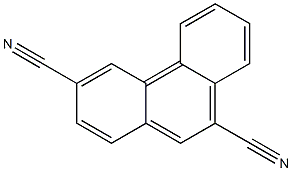 Phenanthrene-3,9-dicarbonitrile 结构式