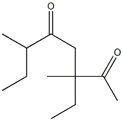 3-Ethyl-3,6-dimethyloctane-2,5-dione 结构式