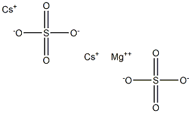 Cesium magnesium sulfate 结构式