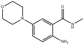 2-AMINO-N-METHYL-5-MORPHOLINOBENZAMIDE 结构式