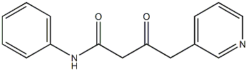 BETA-OXO-N-PHENYL-3-PYRIDINEBUTANAMIDE 结构式