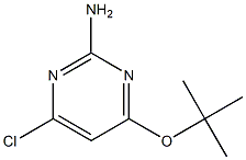 4-叔丁氧基-6-氯嘧啶-2-胺 结构式