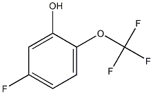 5-氟-2-三氟甲氧基苯酚 结构式